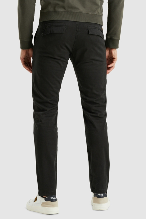 PME legend zwarte heren broek | Model achteraanzicht