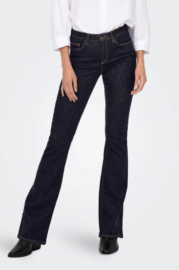 Only ONLBLUSH MID FL STAYBLUE DNM REA023 15327135 DARK BLUE DENIM