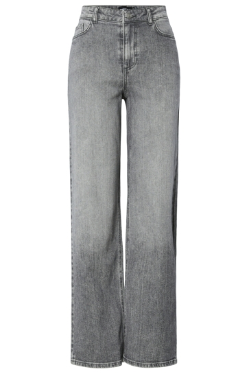 Pieces PCSILKE MW WIDE JEANS MG NOOS BC 17159804 MEDIUM GREY DENIM