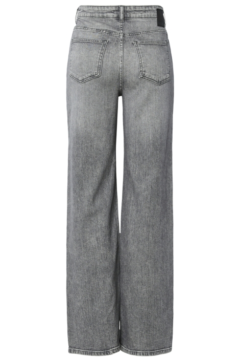 Pieces grijze dames jeans | Achteraanzicht