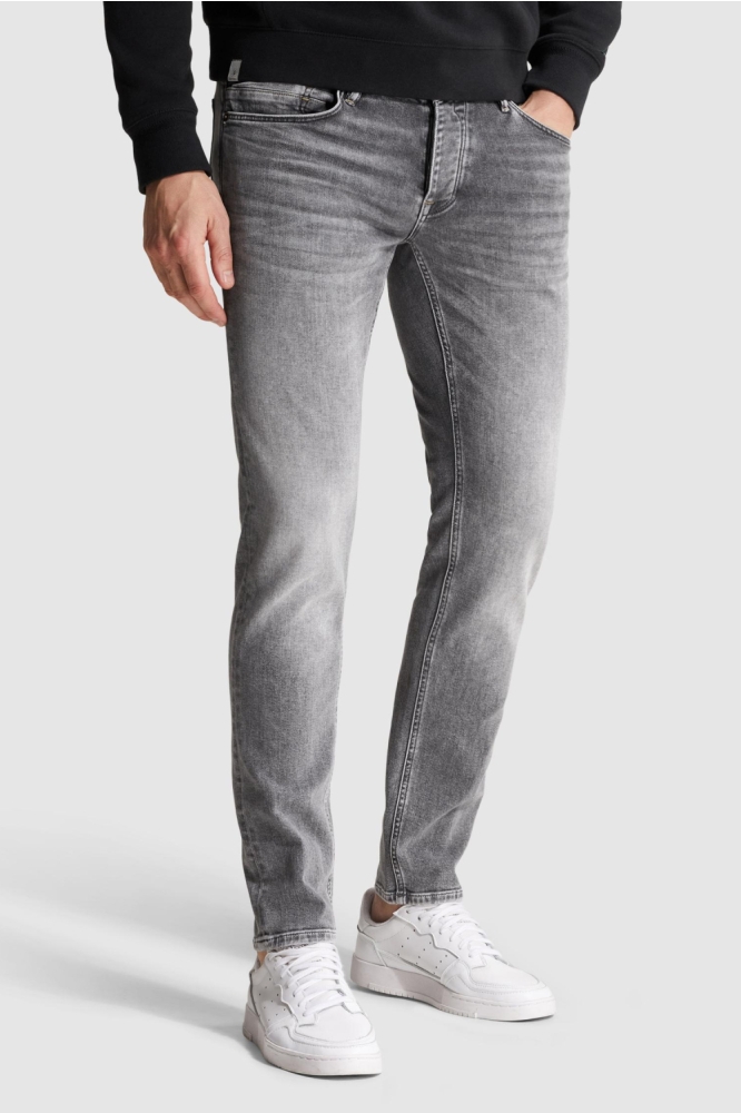 Cast Iron blauwe heren jeans | Model zijaanzicht