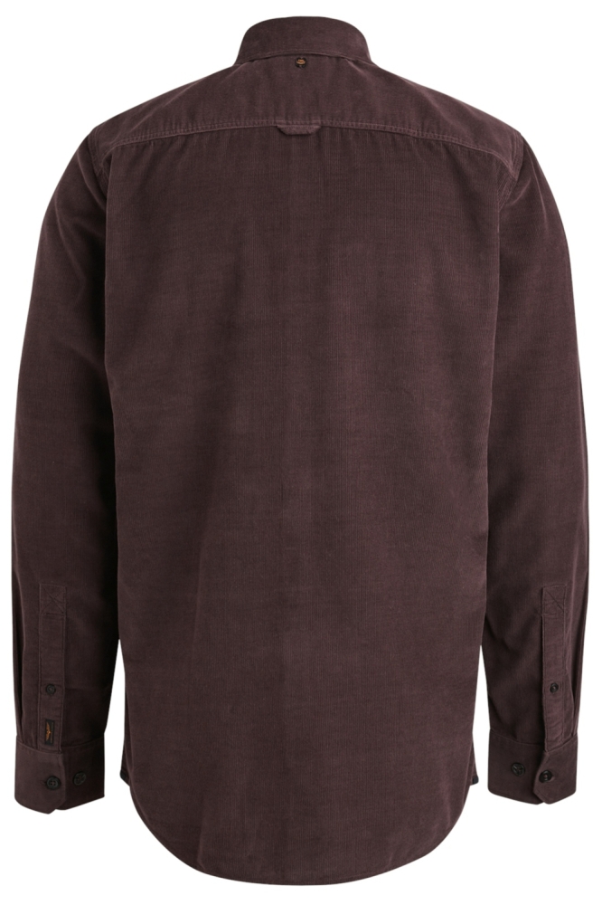 PME legend paarse heren overhemd | Achteraanzicht