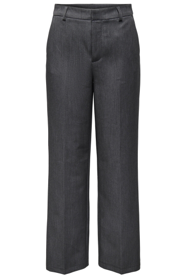 Only Broek ONLHATTIE-LANA HW W MEL PANT TLR NO 15318089 Dark Grey Melange