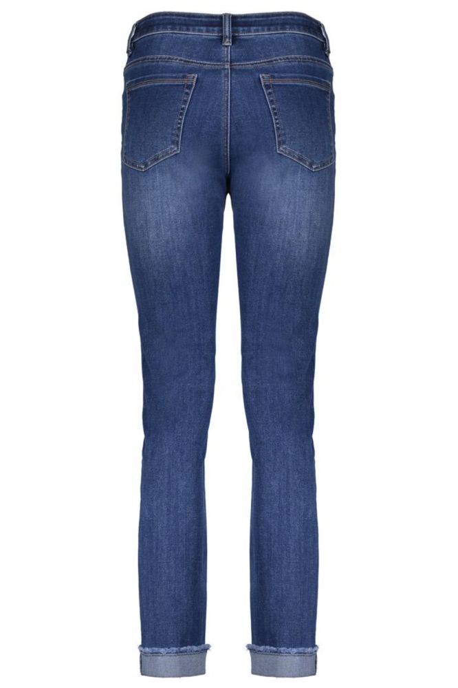 Geisha blauwe dames jeans | Achteraanzicht