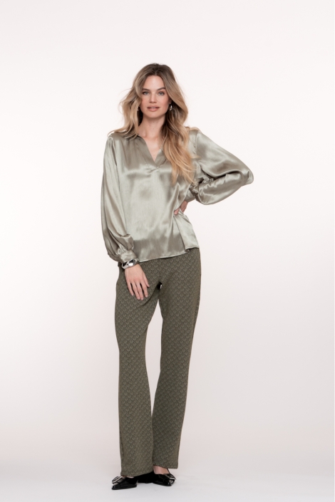 Geisha groene dames broek | Model