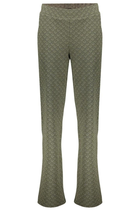 Geisha groene dames broek | Vooraanzicht