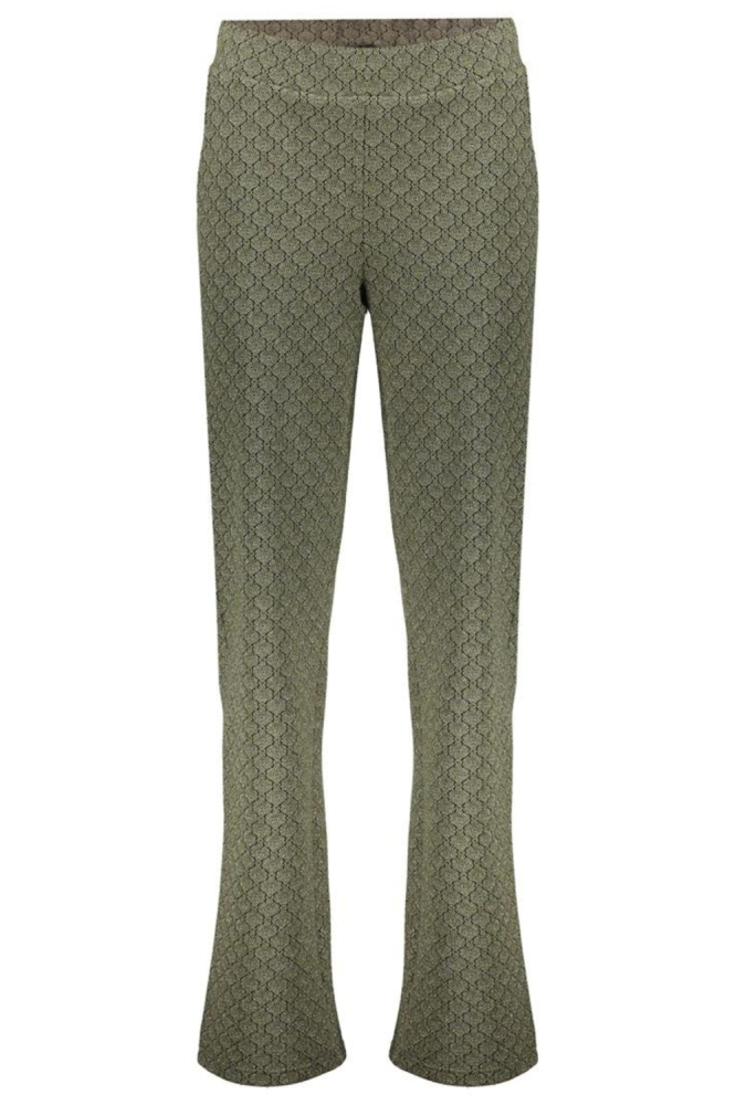 Geisha groene dames broek | Vooraanzicht