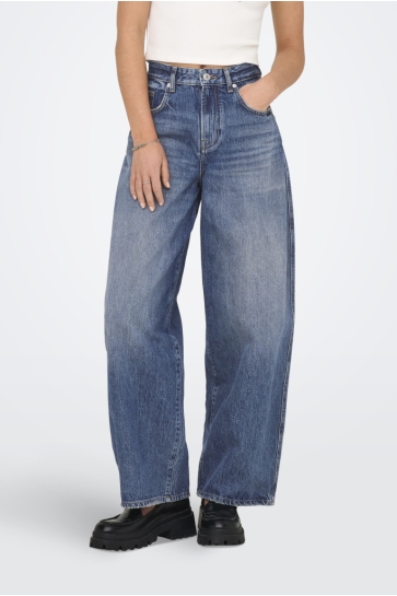 Only Jeans ONLTAYLOR HW BARREL DB DNM TAI466 N 15352198 Dark Blue Denim