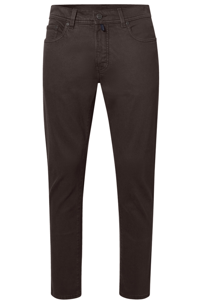 Pierre Cardin bruine heren jeans | Vooraanzicht