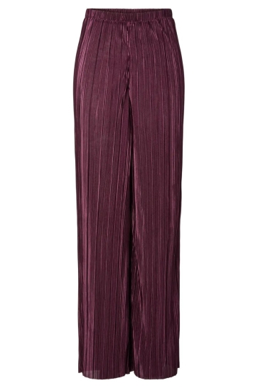 Pieces PCNORA HW WIDE PANTS JRS 17166529 Winetasting