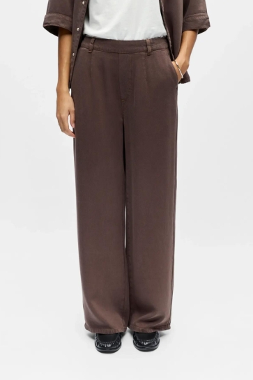 Object OBJFRAME LISA WIDE MW PANT NOOS 23045548 SEAL BROWN