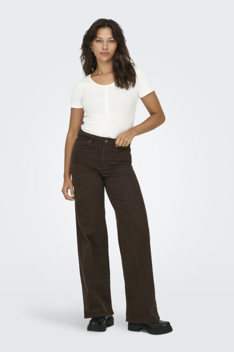 Only bruine dames jeans | Model