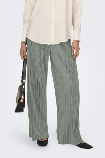 Only Broek ONLRAVENNA PLISSE PANT NOOS JRS 15318505 AGAVE GREEN