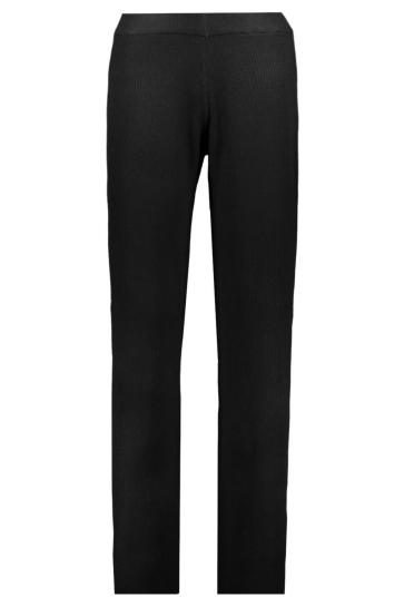 Jacqueline de Yong Broek JDYPRIME LIFE WIDE RIB PANT KNT 15360973 BLACK