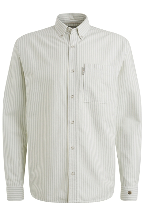 Cast Iron groene heren overhemd | Vooraanzicht