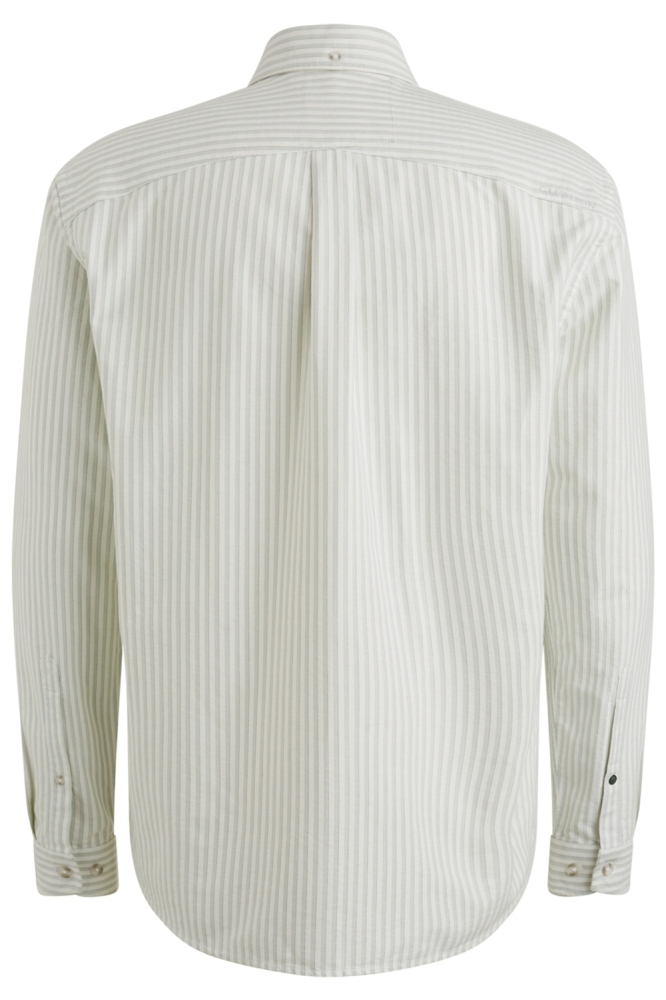 Cast Iron groene heren overhemd | Achteraanzicht