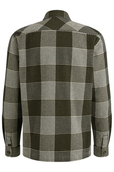 PME legend groene heren overhemd | Achteraanzicht