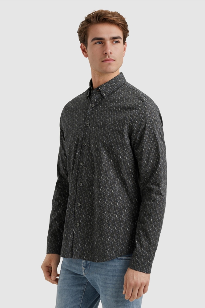 Vanguard blauwe heren overhemd | Model zijaanzicht