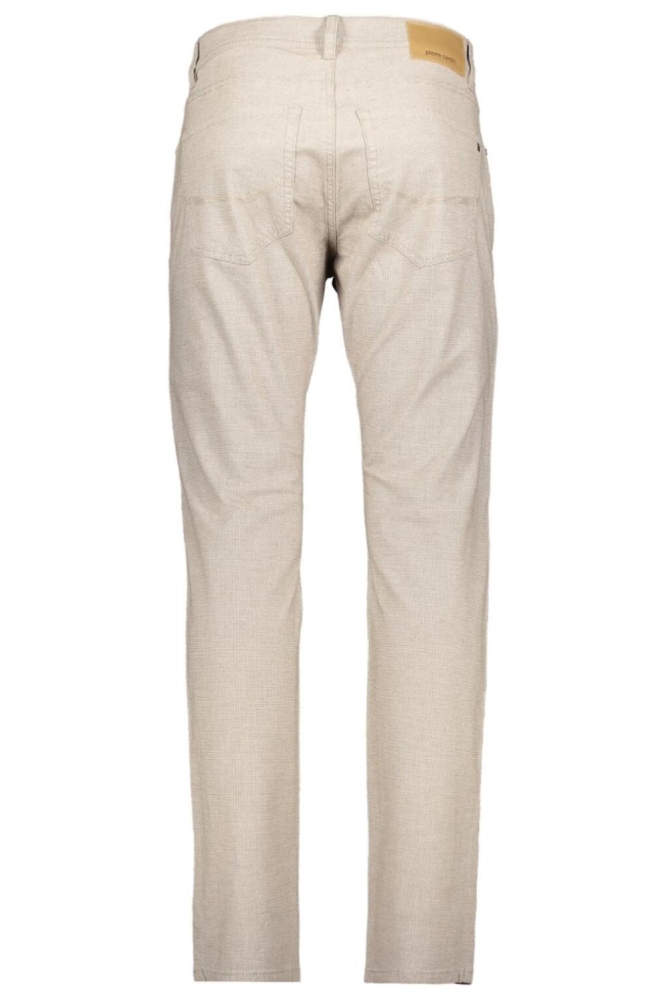 Pierre Cardin beige heren broek | Achteraanzicht