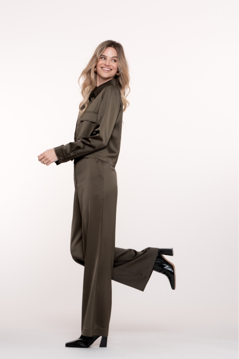 Geisha groene dames broek | Model