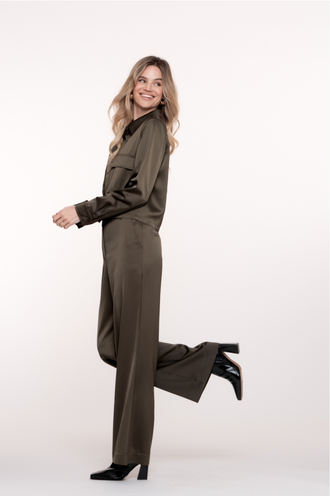 Geisha groene dames broek | Model