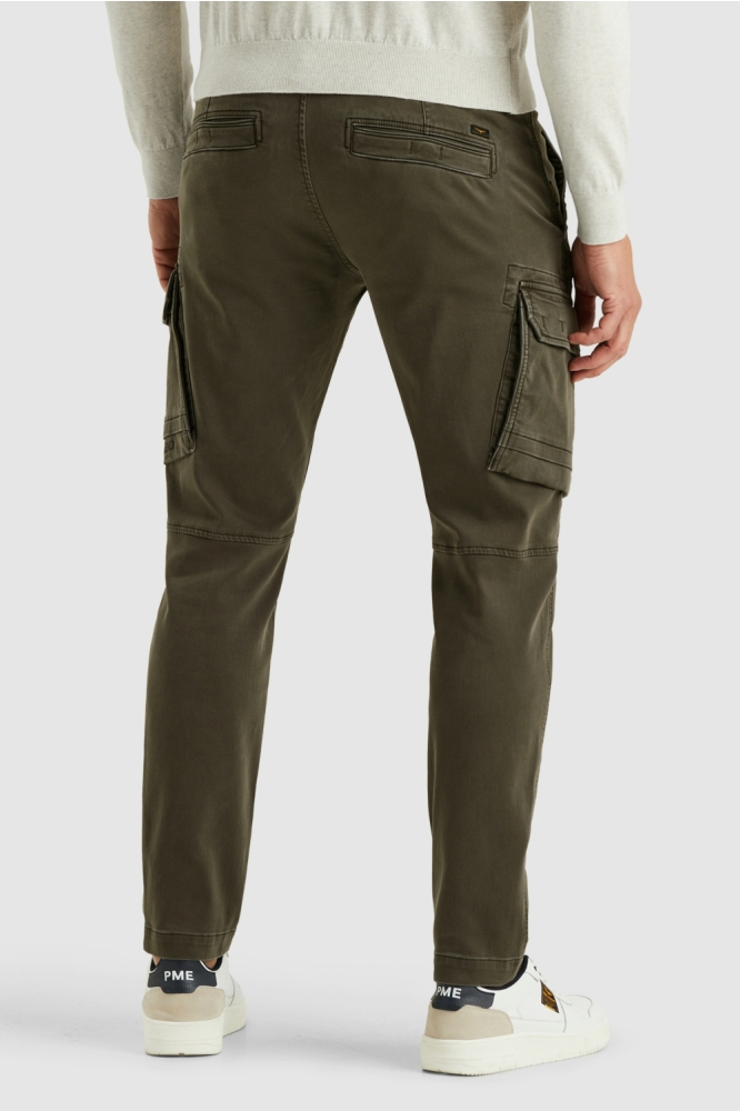 PME legend grijze heren broek | Model achteraanzicht
