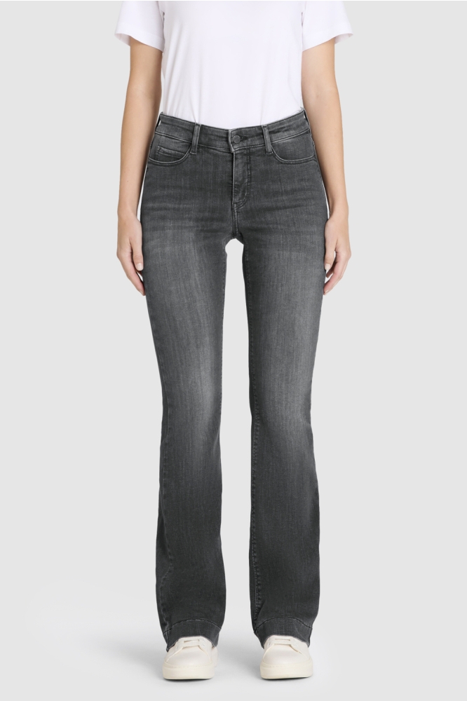 Mac grijze dames jeans | Model vooraanzicht