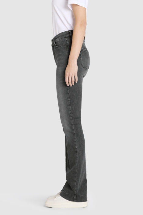 Mac grijze dames jeans | Model zijaanzicht