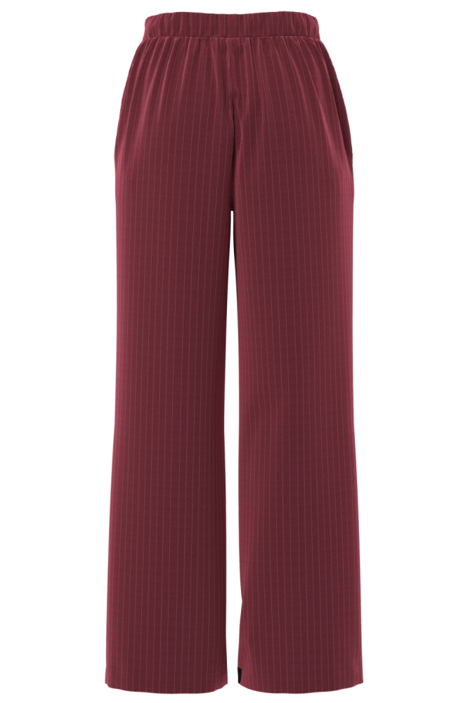 Pieces bordeaux dames broek | Achteraanzicht