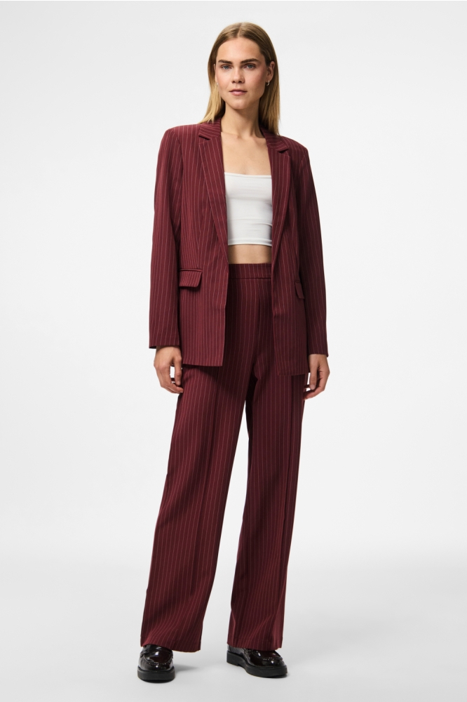 Pieces bordeaux dames broek | Model