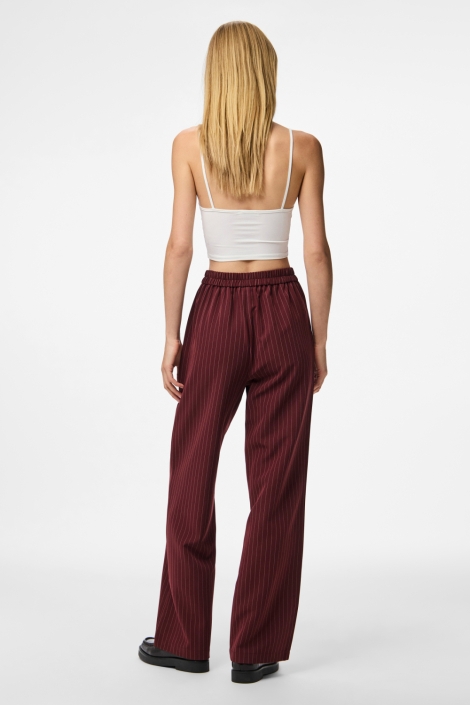 Pieces bordeaux dames broek | Model