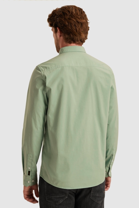PME legend groene heren overhemd | Model achteraanzicht