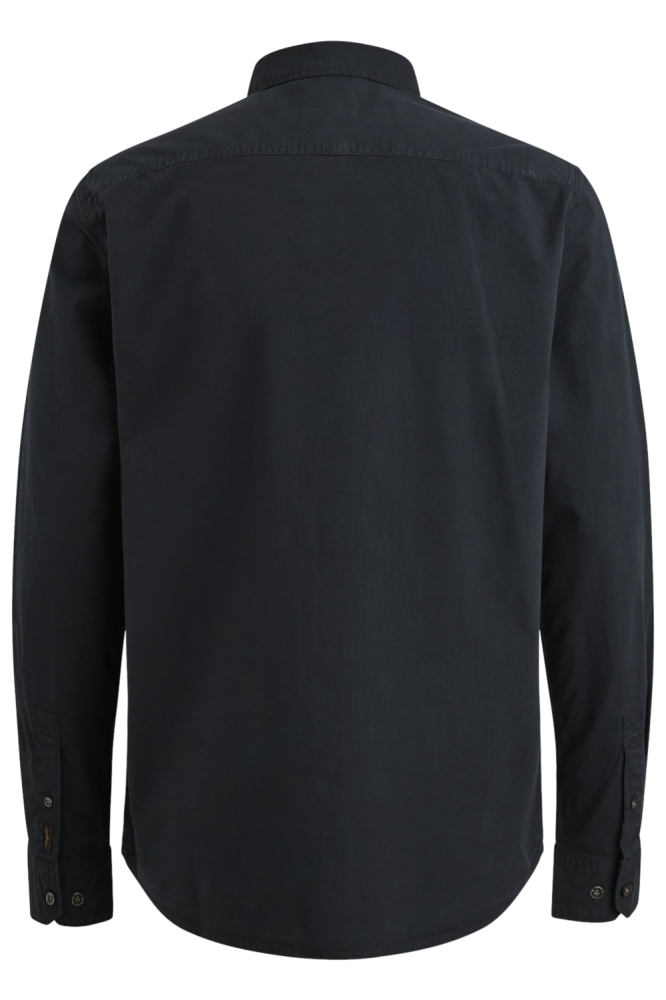 PME legend blauwe heren overhemd | Achteraanzicht