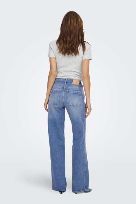 Only blauwe dames jeans | Model