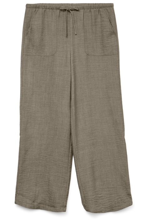 Vero Moda taupe dames broek | Vooraanzicht