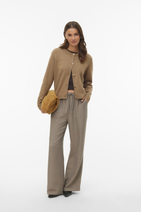 Vero Moda taupe dames broek | Model