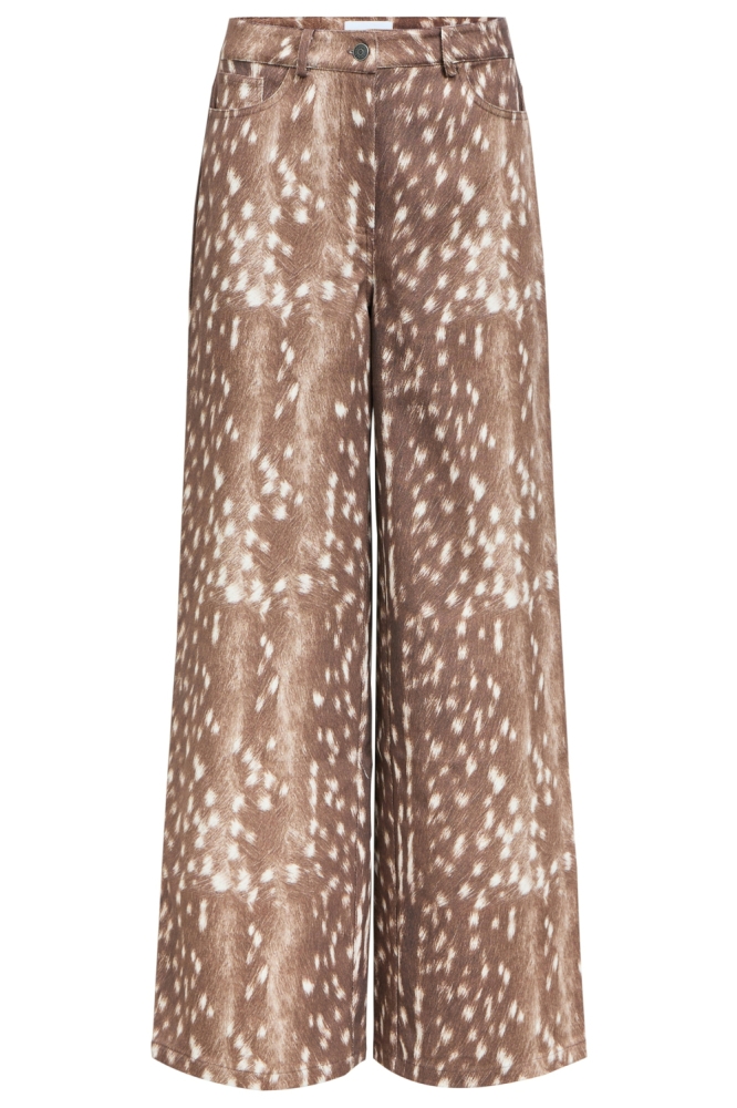 Object bruine dames jeans | Vooraanzicht