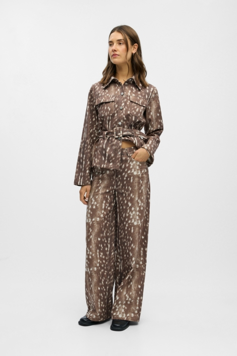 Object bruine dames jeans | Model