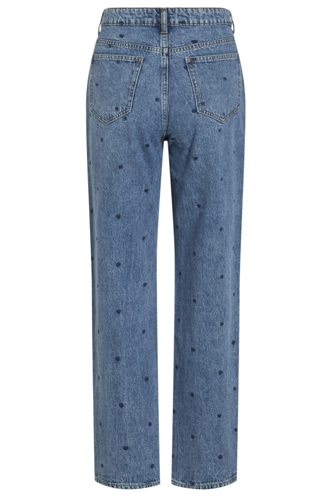Vila blauwe dames jeans | Achteraanzicht