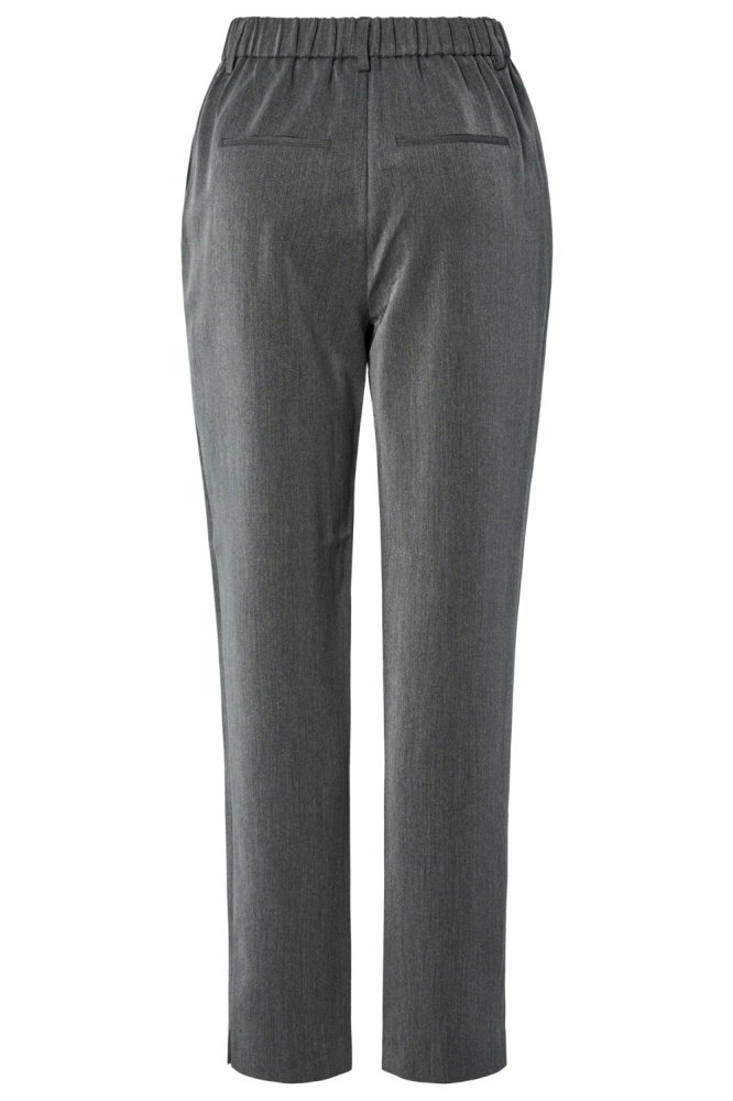 Pieces grijze dames broek | Achteraanzicht