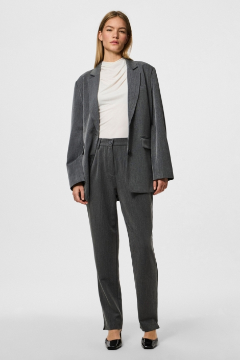 Pieces grijze dames broek | Model