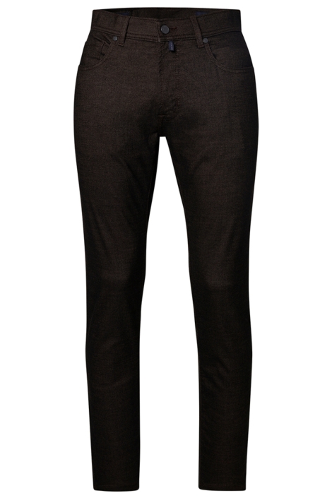 Pierre Cardin bruine heren broek | Vooraanzicht