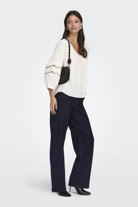 Jacqueline de Yong zwarte dames jeans | Model