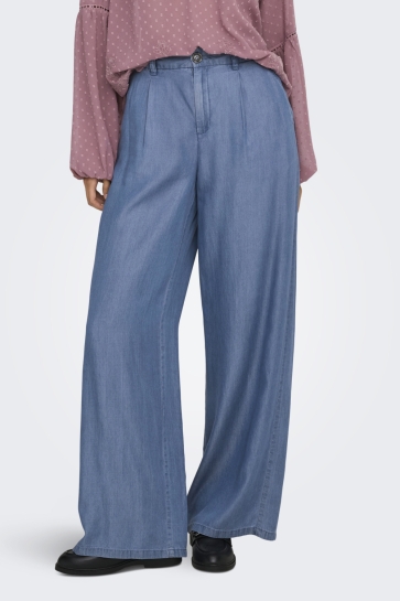 Jacqueline de Yong jdyjasper hw wide pant wvn noos Blauw