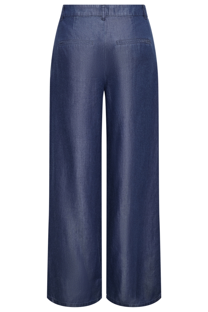 Jacqueline de Yong blauwe dames broek | Achteraanzicht