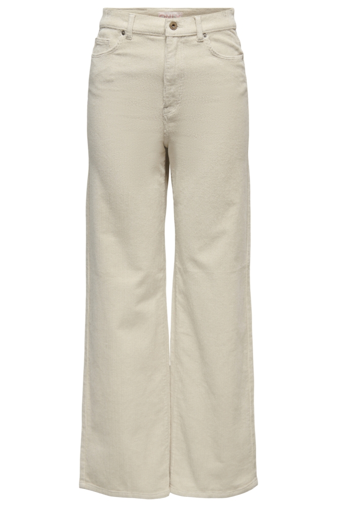 Only beige dames broek | Vooraanzicht