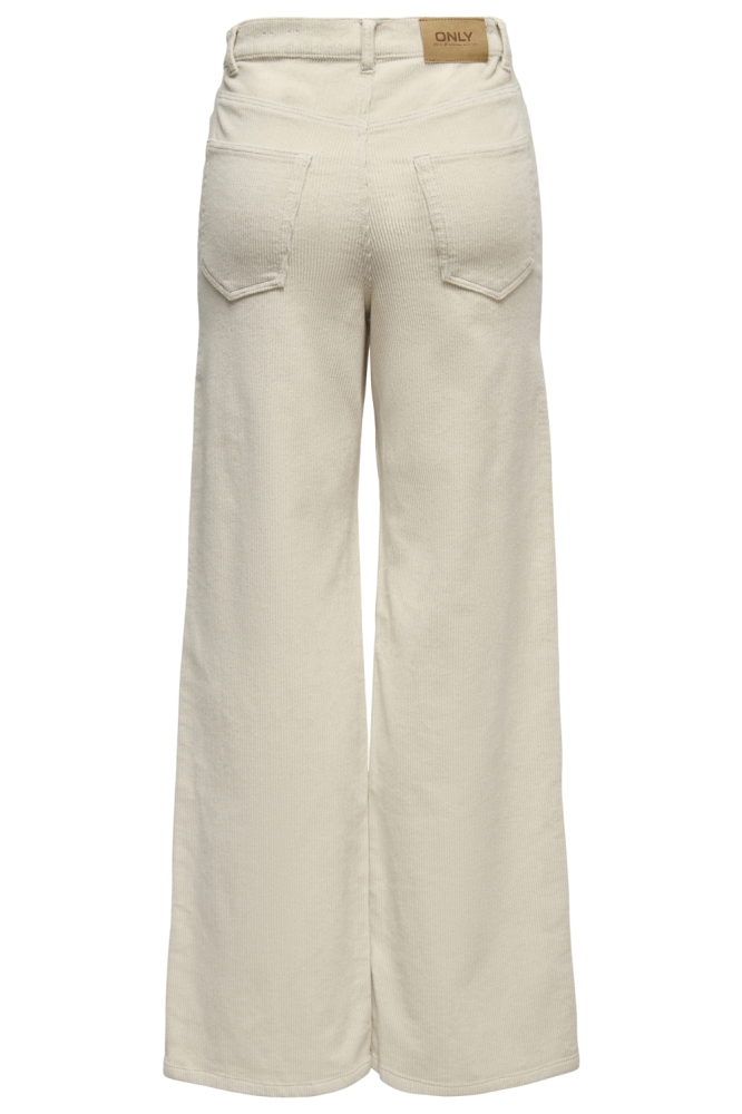 Only beige dames broek | Achteraanzicht