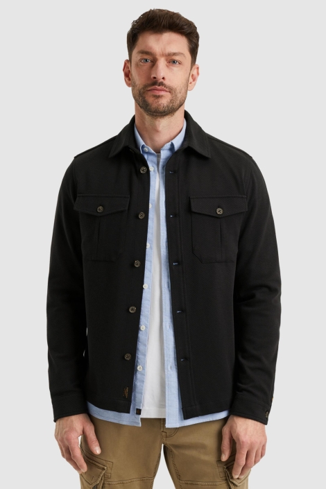 PME legend blauwe heren overhemd | Model vooraanzicht