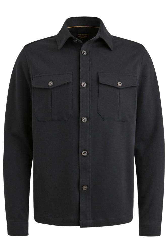 PME legend blauwe heren overhemd | Vooraanzicht