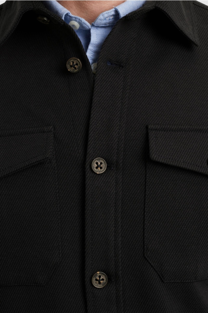 PME legend blauwe heren overhemd | Close up
